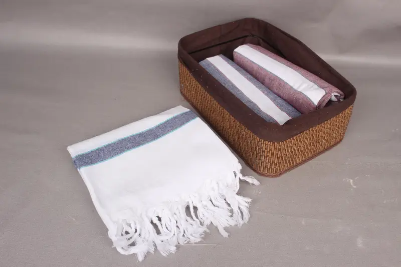 Handwoven organic Turkish towel for spa, Personalized Gift, 70x40 Cotton Striped Towel, Travel towel, Bridal Shower Favors, Personalize Gift - 8