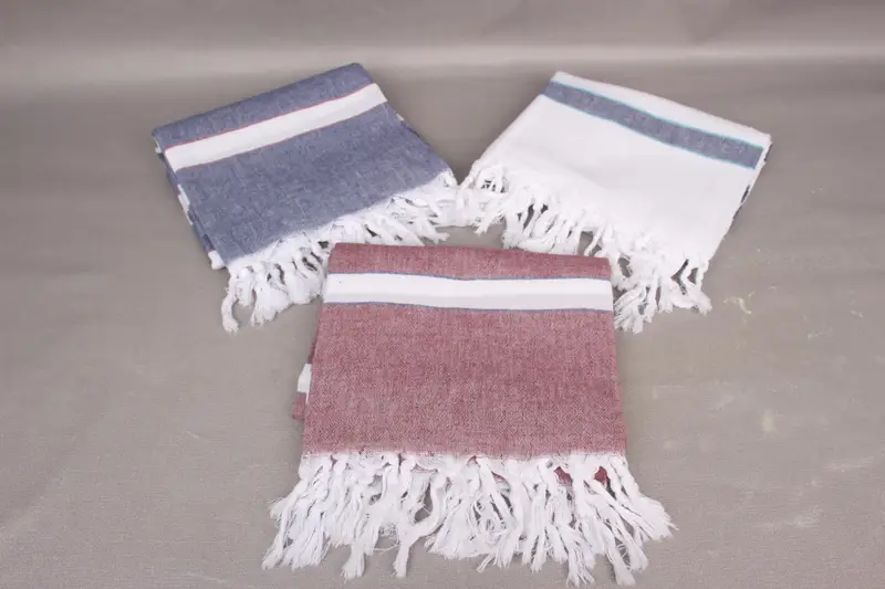 Handwoven organic Turkish towel for spa, Personalized Gift, 70x40 Cotton Striped Towel, Travel towel, Bridal Shower Favors, Personalize Gift - 5