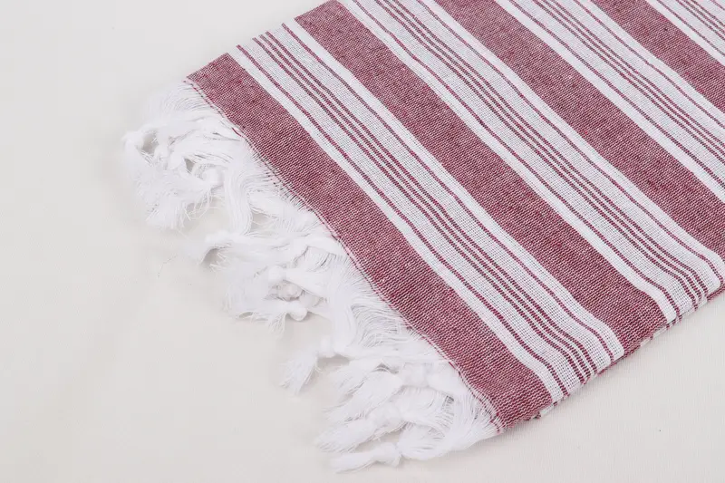 Housewarming Gift, Monogram Beach Towel, Bride Gift, 70x40 Cotton Striped Towel, Peshtemal Towel, Beach Size Towel, Turkish Beach Towel Monogram - 7