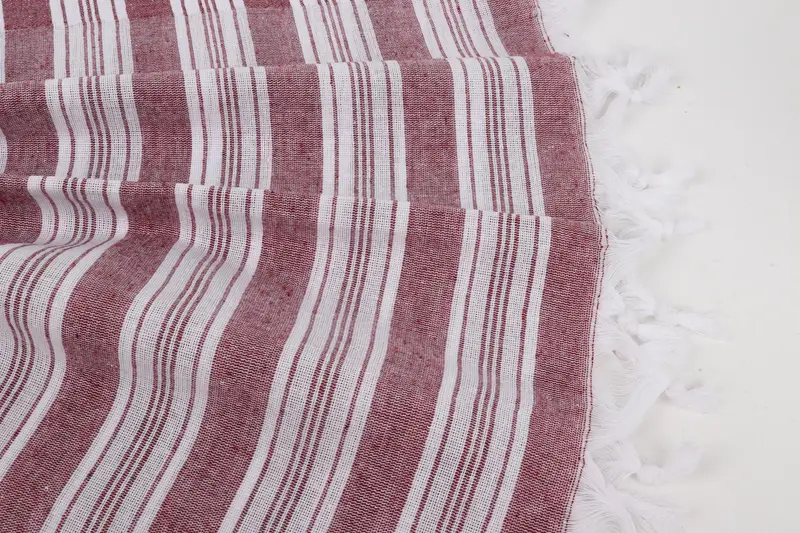 Housewarming Gift, Monogram Beach Towel, Bride Gift, 70x40 Cotton Striped Towel, Peshtemal Towel, Beach Size Towel, Turkish Beach Towel Monogram - 8