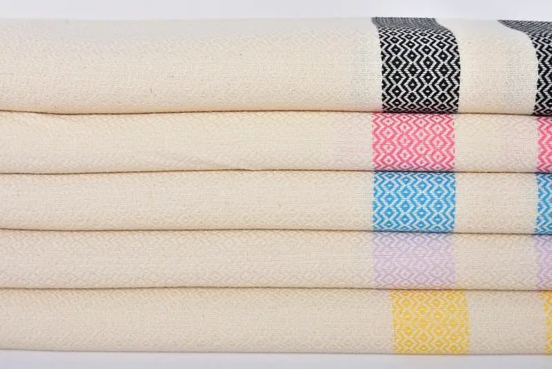 Turkish Towel Beach, Large Beach Towel Personalized, Organic Turkish towel, Bridesmaid Favors, Bachelor Gifts, 70x40 Cotton Geometric Towel - 1