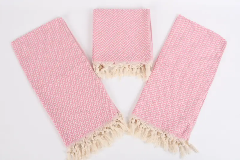 En iyi düğün hediyesi, mutfak havlu, dekoratif havlu, bekarlığa veda hediyeleri, 36x18 pamuklu chevron havlu, Türk çay havlu, monogramlı el havlu - 6