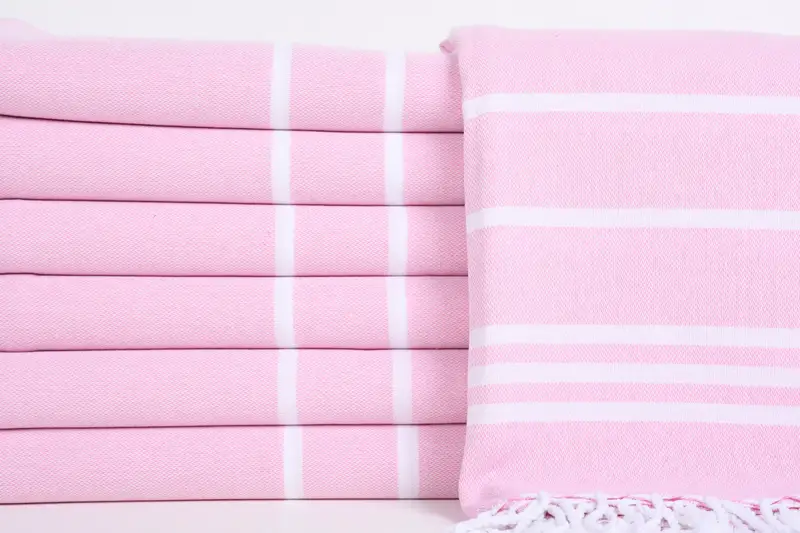 Personalised Gift, Sand-resistant towel, 70x40 Cotton Striped Towel, Housewarming Gift, Lightweight Turkish towel, Yoga Towel, Home Decor Gifts - 1
