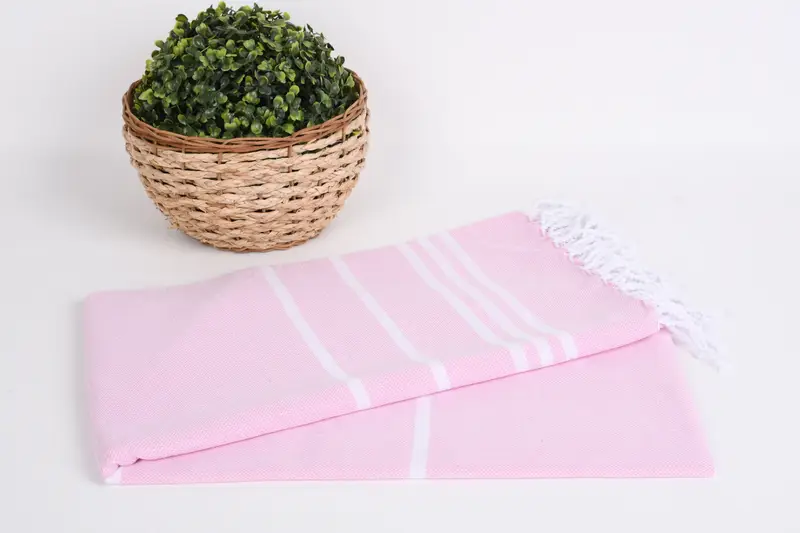 Personalised Gift, Sand-resistant towel, 70x40 Cotton Striped Towel, Housewarming Gift, Lightweight Turkish towel, Yoga Towel, Home Decor Gifts - 4