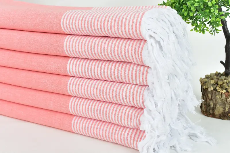 Best Friend Wedding Gift, 80x36 Cotton Striped Towel, Bachelor Bachelorette Party Favors, Hammam towel, Bachelor Party Favors, Home Decor Gifts - 3