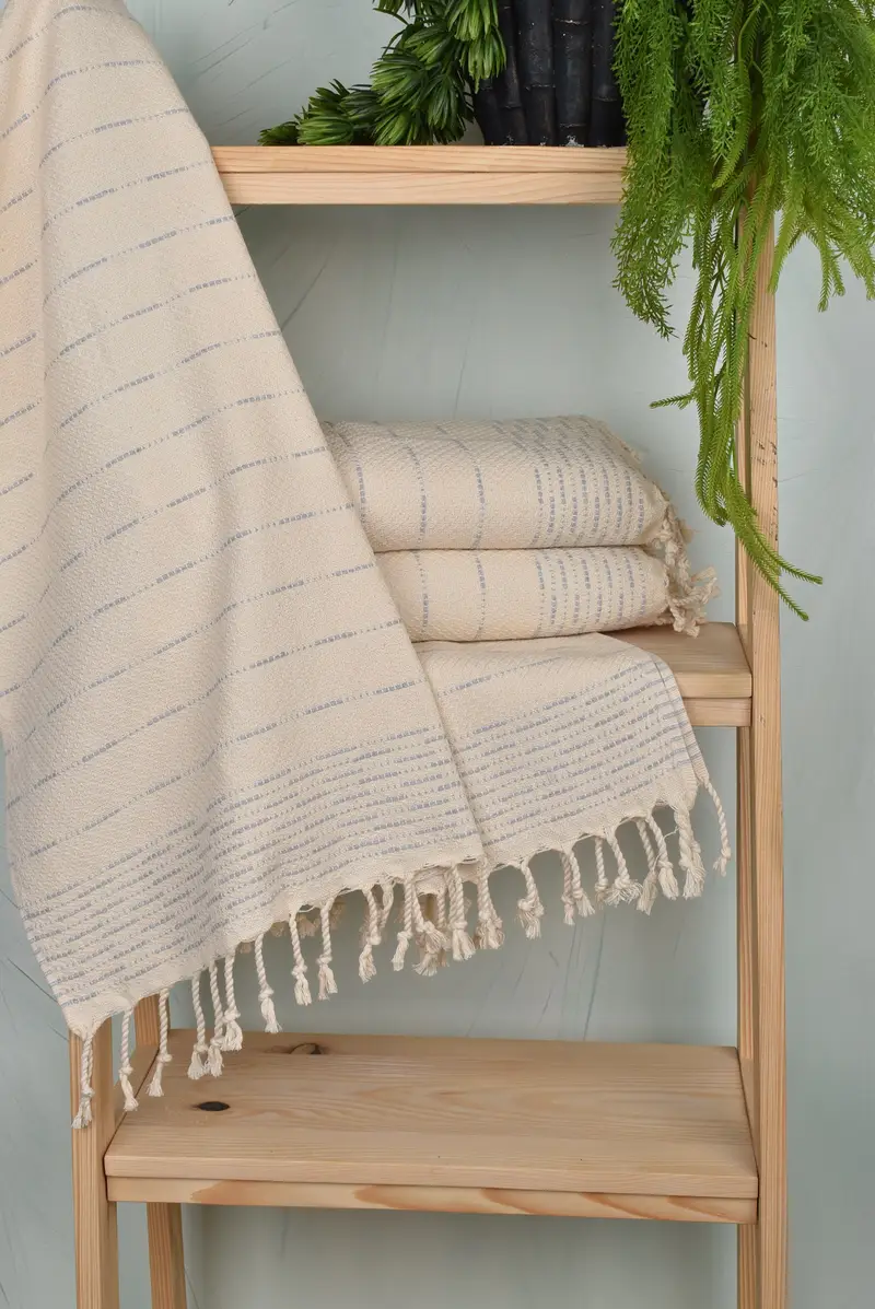 Boyfriend Gift, Small Bath Towels, Merry Christmas Gifts, Personalized Gift, 36x18 Cotton Striped Design Towel, Turkish Hand Towel, Travel Towel - 6