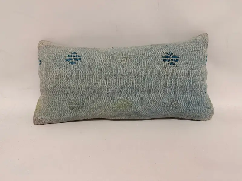 Boho Pillow, 12x24 Beige Pillow Sham, Ethnic Pillow Cover Cushion Case, Ethnical Kilim Rug Pillow, Pillow Sham, Boho Pillow Sham Cover - 1