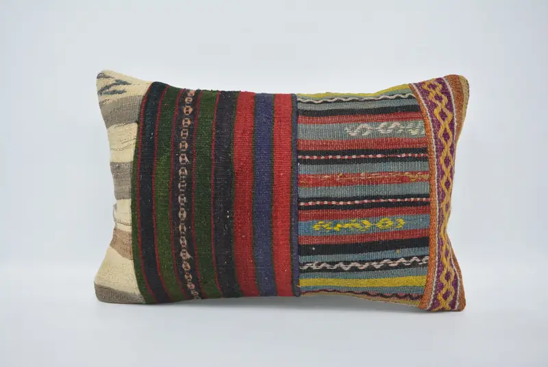 Outdoor Throw Pillow, Interior Designer Pillow, Pillow Cover, Vintage Kilim Pillow, 16x24 Blue Cushion Cover, Wholesale Pillow Case, Gift Pillow - 1