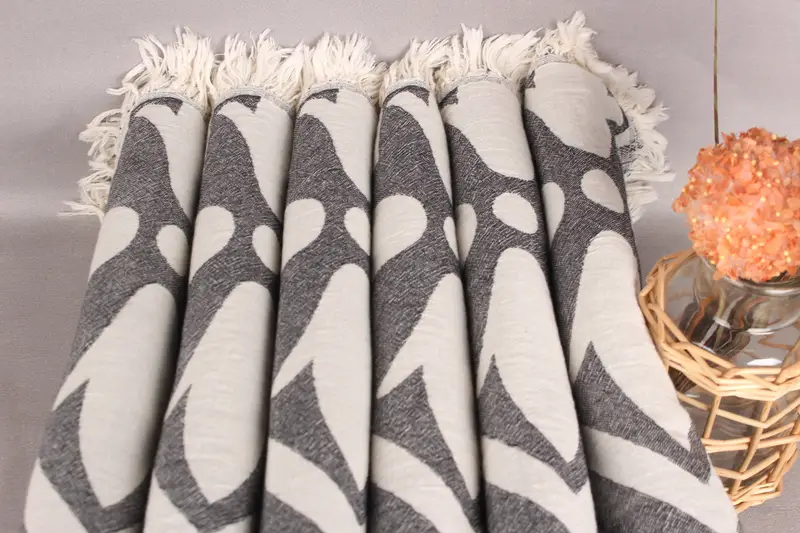 Peshtemal Towel, Birthday Gift, 68x36 Cotton Tulip Patterned Towel, Bachelorette Party Gifts For Bride, Housewarming Gift, Personalized Wedding Gift - 4