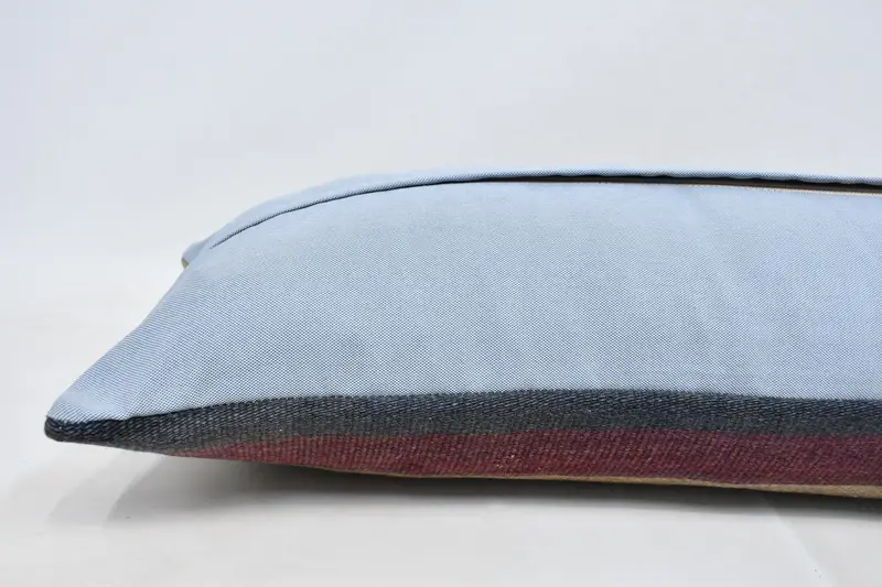 Handmade Kilim Cushion, Pillow, Kilim Pillow Cover, Turkish Pillow, 16x48 Beige Cushion, Garden Cushion, Morroccon Kilim Cushion Pillow - 5