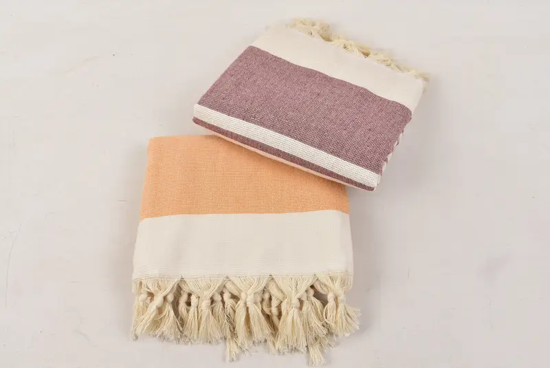 Pool Towels, Valentines Day Gift Idea, Turkish Towel Set, Bridal Shower Favors, Sand-resistant towel, Cotton towel, 64x36 Cotton Striped Terry Towel - 7