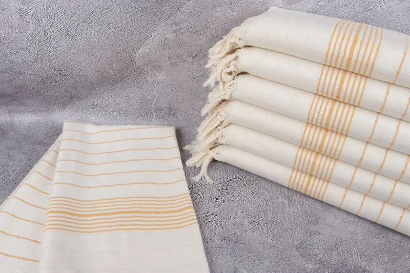 Turkish hand towel, Monogram Turkish Towel, Custom Wedding Gift, Gift For Boyfriend, Bachelorette Favors Beach, 70x40 Cotton Striped Towel - 2