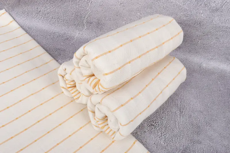 Turkish hand towel, Monogram Turkish Towel, Custom Wedding Gift, Gift For Boyfriend, Bachelorette Favors Beach, 70x40 Cotton Striped Towel - 7