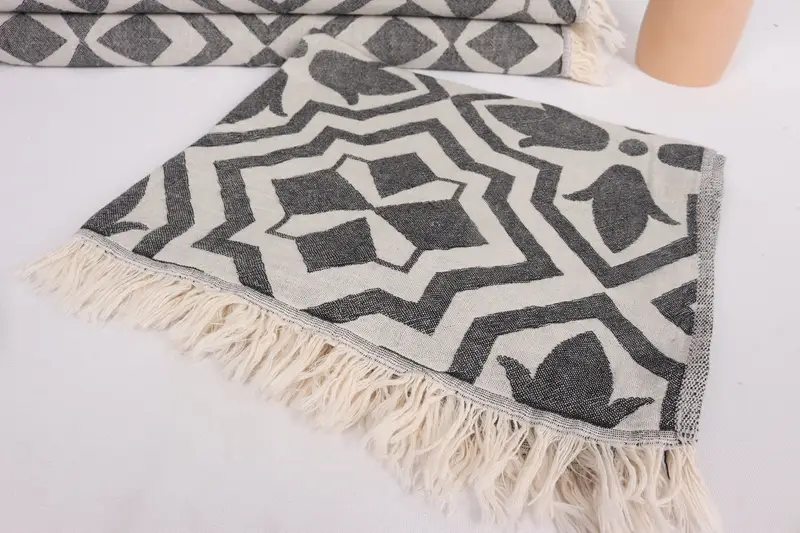 Konuk Havlu, Düğün Hediyesi, 40x24 Pamuk Lale Desenli Havlu, Düğün Favorları, Monogram Mutfak Havlu, Evlilik Yıldönümü Hediyesi, Özel Çay Havlusu - 6