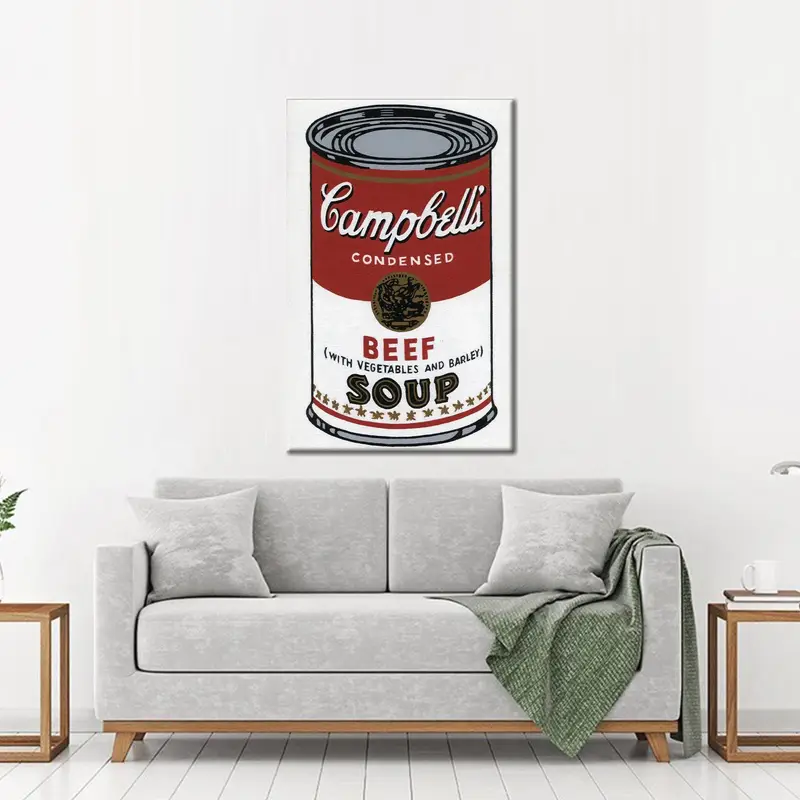 Elegante Campbell's Soup Kitchen-Leinwand – Pop-Art-Druck