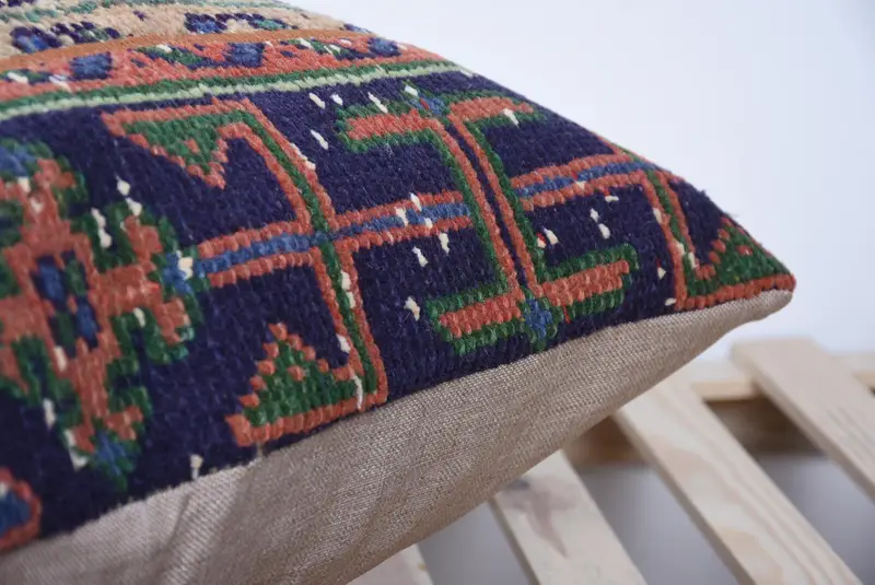 28x28 Blue Pillow Cover, Pillow for Couch, Interior Designer Pillow, Outdoor Patio Pillow Case, Pillow Case, Boho Pillow Sham Cover, Sofa Pillow - 7