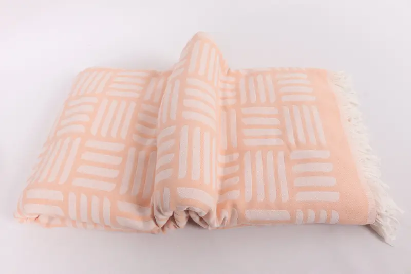96x88 Cotton Geometric Towel, Bachelorette Party Favors, Throw Blanket Couch, Bride Gift, Tablecloth, Custom Wedding Gift From Bridesmaid - 6