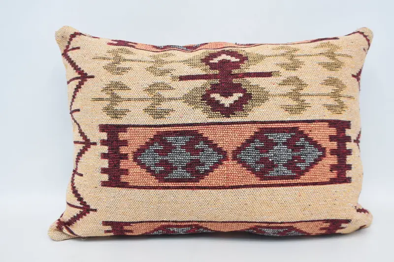 Cushion Case, Kilim Pillow Cover, Tribal Pillow Case, Ethnical Kilim Rug Pillow, Accent Pillow Sham, Vintage Pillow, 20x28 Red Cushion Case - 6