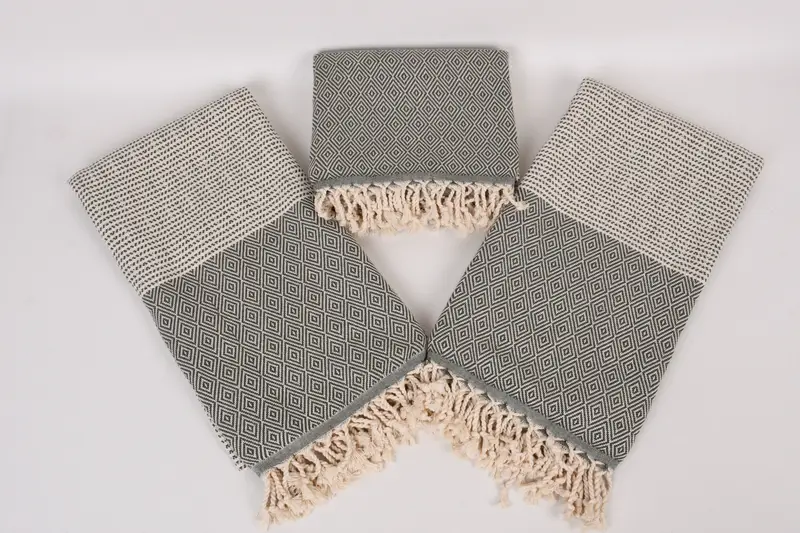 Absorbent Turkish peshtemal towel for beach use, Wedding Favors, Monogram Beach Towel, 70x40 Cotton Chevron Towel, Hammam towel, House Warming Gift - 6
