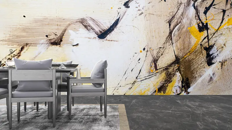 Soft Tones Plaster, Plaster Wall Mural, Plaster Effect Wall Decor, Asbtract Plaster Wall Print, Abstract Wall Paper, - 5