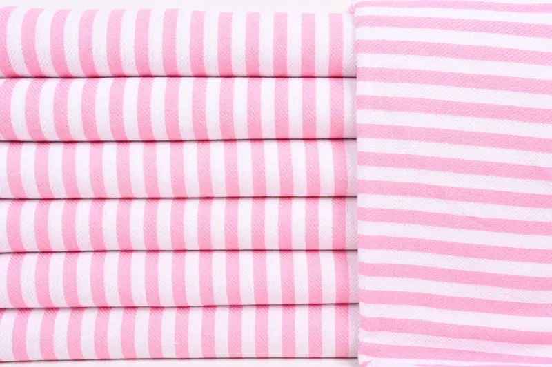 70x40 Cotton Striped Towel, Turkish towel, Spa Towel, Valentines Gift, Sand-free towel, Bachelor Towel, Organic Beach Towel, Bridal Shower Favors - 2