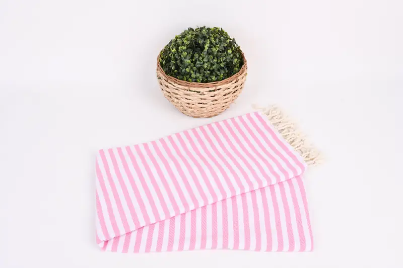 70x40 Cotton Striped Towel, Turkish towel, Spa Towel, Valentines Gift, Sand-free towel, Bachelor Towel, Organic Beach Towel, Bridal Shower Favors - 5