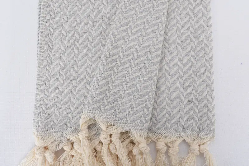 Personalized Dish Towel, Turkish Hand Towel, Bridesmaid Proposal Gift, Custom Turkish Towel, Monogrammed Hand Towel, 36x18 Cotton Chevron Towel - 8