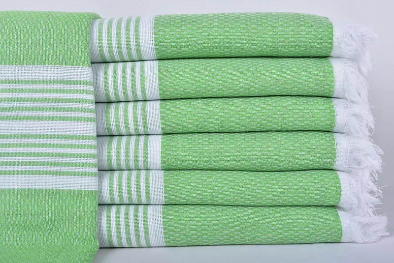 Bridal Shower Favors, Beach Towel Monogram, Organic towel, Gift For The Home Decor, Bridal Gifts, 70x40 Cotton Striped Towel, Thin towel - 1