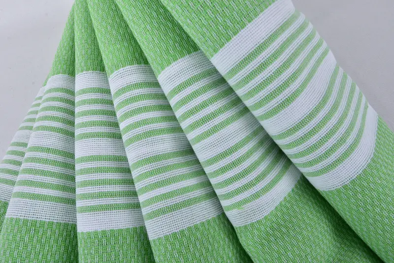 Bridal Shower Favors, Beach Towel Monogram, Organic towel, Gift For The Home Decor, Bridal Gifts, 70x40 Cotton Striped Towel, Thin towel - 5