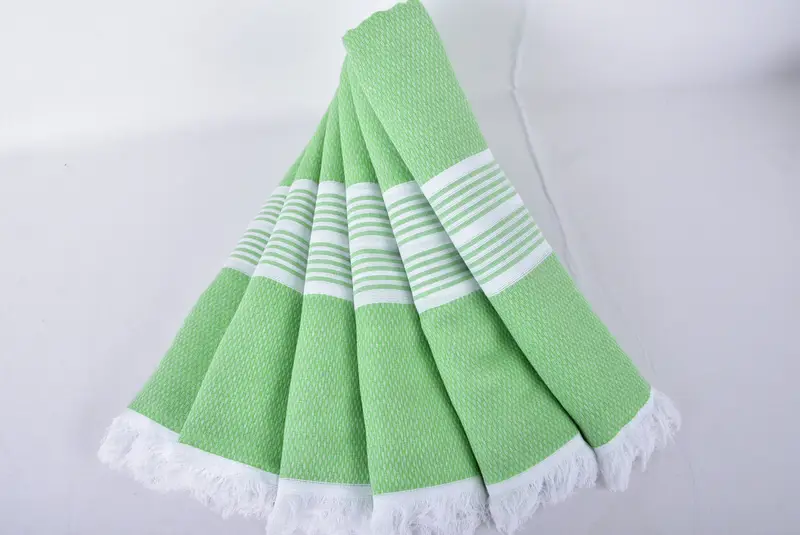 Bridal Shower Favors, Beach Towel Monogram, Organic towel, Gift For The Home Decor, Bridal Gifts, 70x40 Cotton Striped Towel, Thin towel - 4