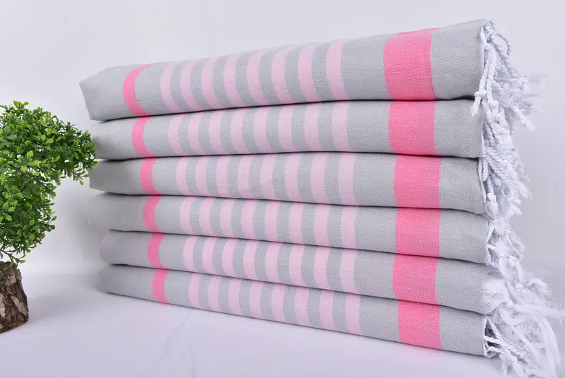 Florida Bachelorette Party Favors, Personalized Gifts, House Warming Gift, 70x40 Cotton Striped Towel, Quick-dry towel, Bridesmaid Gift Towel - 3