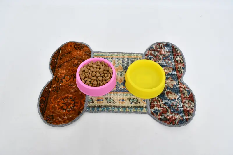 Konforlu Turuncu ve Bronz Dokuma Ped, Dayanıklı Evcil Hayvan Matı