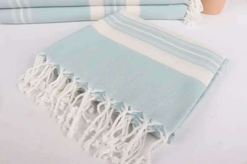 Turkish towel, Peshtemal Towel, Custom Name Towel, Guest Towel, Personalized Gifts, Embroidery Towels, 60x38 Cotton Striped Towel, Bath towel - 5