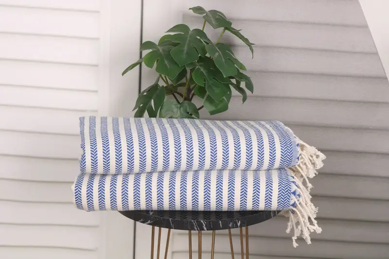 40x18 Cotton Chevron Towel, Turkish Tea Towel, Turkish Towel Hand Towel, Gift For Her, Kitchen Towel, Bridesmaid Favors, Bridal Shower Favors - 1