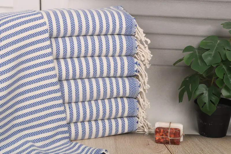 40x18 Cotton Chevron Towel, Turkish Tea Towel, Turkish Towel Hand Towel, Gift For Her, Kitchen Towel, Bridesmaid Favors, Bridal Shower Favors - 6