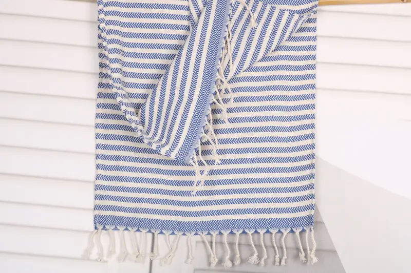 40x18 Cotton Chevron Towel, Turkish Tea Towel, Turkish Towel Hand Towel, Gift For Her, Kitchen Towel, Bridesmaid Favors, Bridal Shower Favors - 8