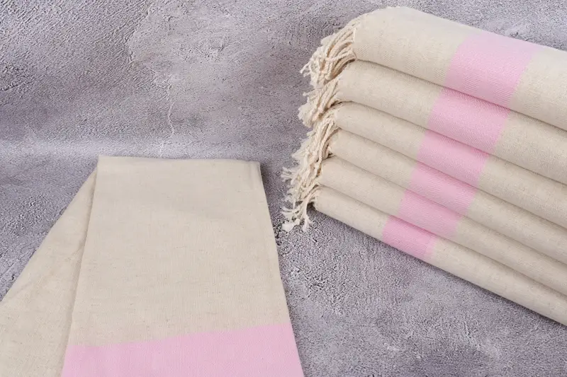 Gym Towel, Gift For Coworker, Embroidered Towel, Wedding Gifts Towel, Beach Towel Personalized, 70x36 Linen Striped Towel, Bachelorette Party Gifts - 2
