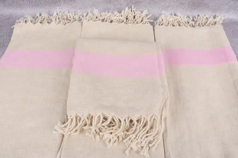 Gym Towel, Gift For Coworker, Embroidered Towel, Wedding Gifts Towel, Beach Towel Personalized, 70x36 Linen Striped Towel, Bachelorette Party Gifts - 4