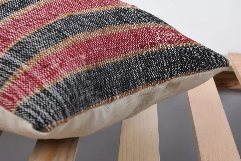 Pillow Sham, Interior Designer Pillow, Natural Cushion Cover, Living Room Throw Pillow, Boho Pillow, Home Decor Pillow, 12x20 Black Pillow Sham - 7