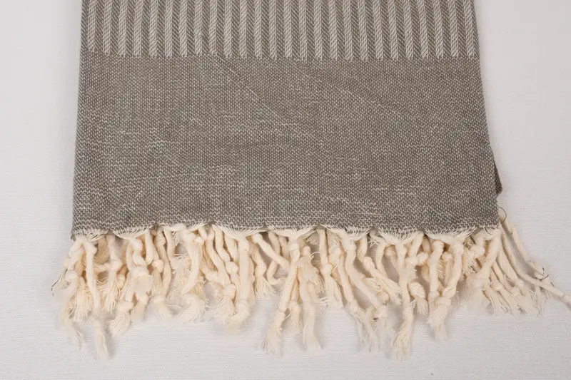 Bridesmaid Favors, Personalized Bridesmaid Gift, Wedding Anniversary Gift, Bridesmaid Gift, Custom Towel, Organic Towel, 70x40 Cotton Striped Towel - 3