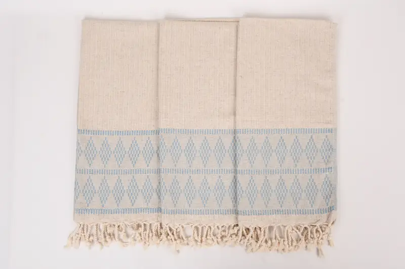 Personalized Kitchen Towel, Personalized Hand Towel, Bridal Shower Gifts, Summer Towel, 40x20 Linen Kilim Design Towel, Spa Towel, Wedding Favors - 7