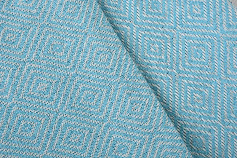 Personalized Turkish Beach Towel, Luxury towel, Spa Gift, Bachelor Gifts, 64x64 Cotton Round Diamond Towel, Bachelorette Towel, Turkish hand towel - 3