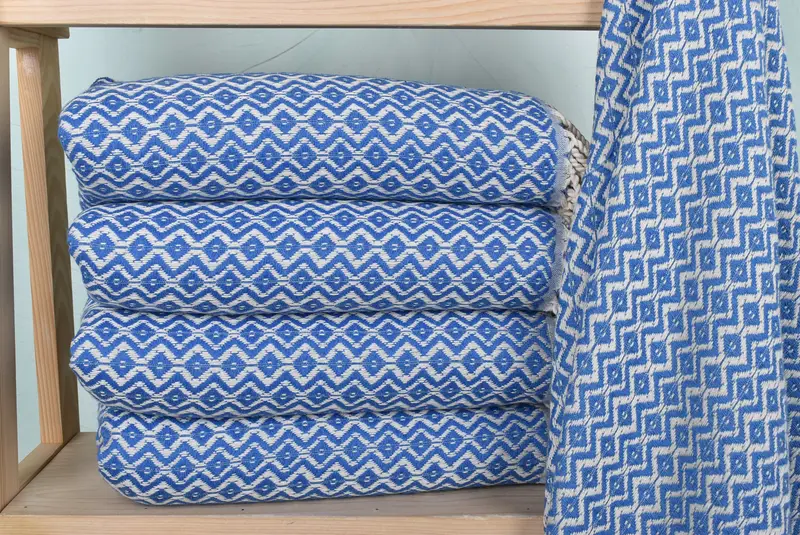 Turkish Towel USA, Unique Gift, Handwoven Turkish Towel, 70x40 Cotton Diamond Towel, Personalized Turkish Towel, Fouta towel, Custom Beach Towels - 2
