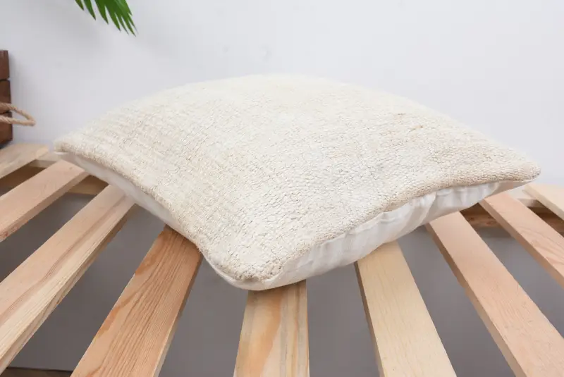 Vintage Kilim Pillow, Kilim Pillow, Bed Pillow, Vintage Pillow Case, Pillow for Sofa, Natural Cushion, 14x14 White Cushion Cover, Pillow Sham - 6