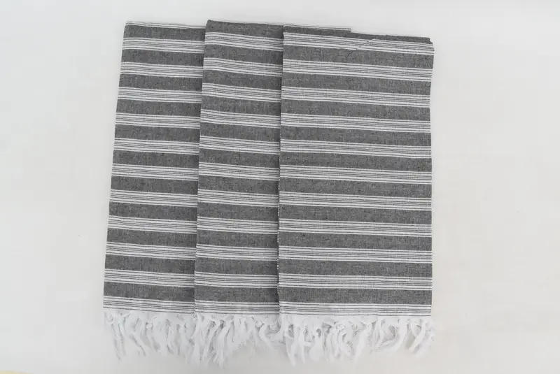 Personalized Wedding Gift, Embroidered Towel, Turkish hand towel, 70x40 Cotton Striped Towel, Bachelorette Party Favor, Hammam Towel USA - 5