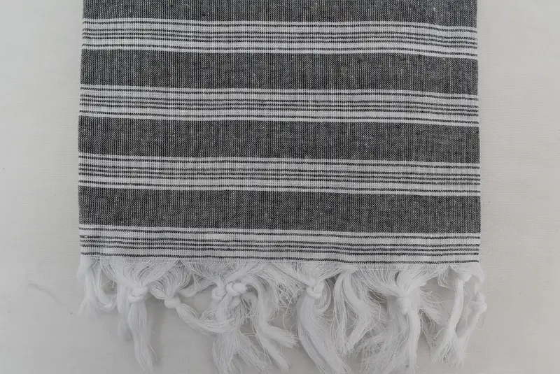 Personalized Wedding Gift, Embroidered Towel, Turkish hand towel, 70x40 Cotton Striped Towel, Bachelorette Party Favor, Hammam Towel USA - 3