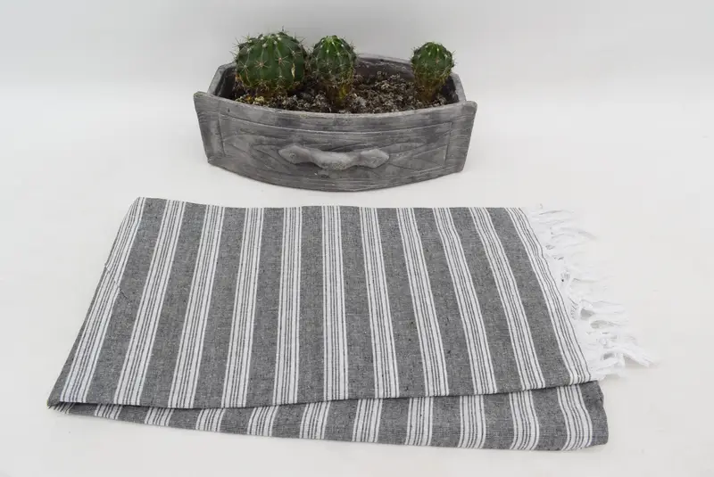 Personalized Wedding Gift, Embroidered Towel, Turkish hand towel, 70x40 Cotton Striped Towel, Bachelorette Party Favor, Hammam Towel USA - 7
