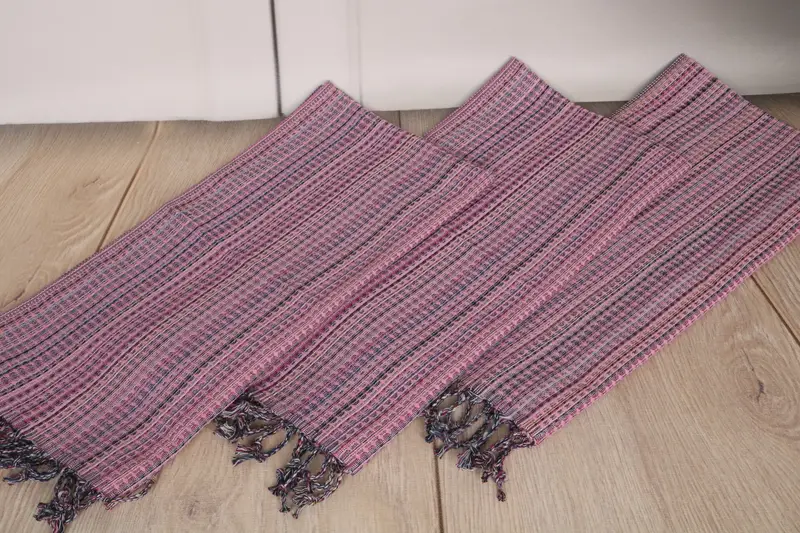 Düğün El Yapımı Hediye, Sevgililer Hediyesi, 38x18 Pamuk Geometrik Havlu, Kişiselleştirilmiş El Havlu, Hediye, Düğün iyilikleri, Monogrammed El Havlusu - 6