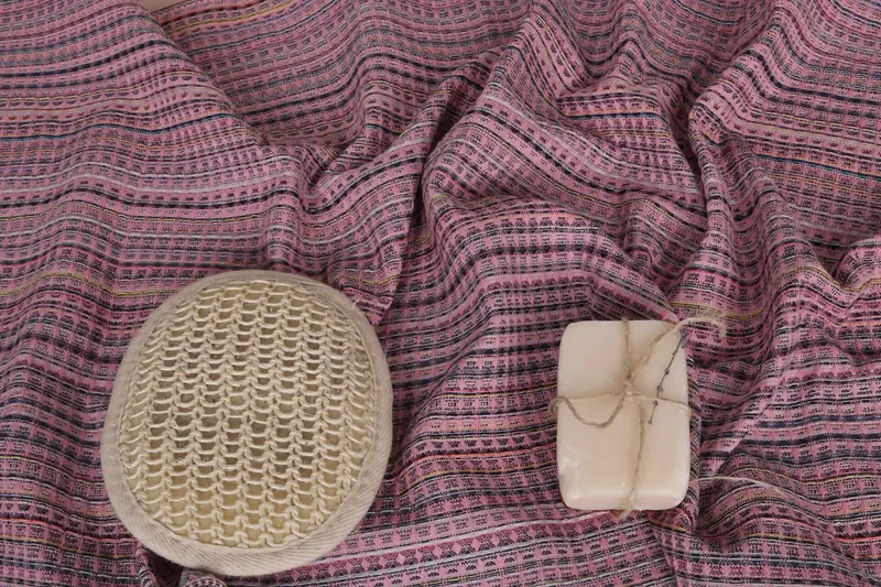 Düğün El Yapımı Hediye, Sevgililer Hediyesi, 38x18 Pamuk Geometrik Havlu, Kişiselleştirilmiş El Havlu, Hediye, Düğün iyilikleri, Monogrammed El Havlusu - 7
