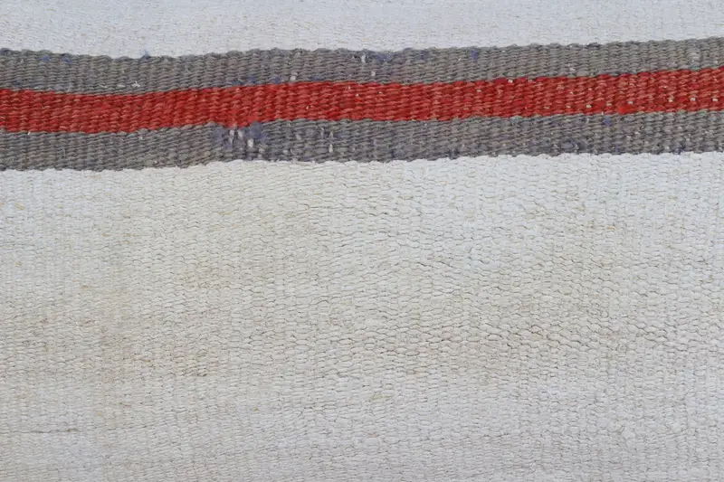 Handmade Kilim Cushion, 12x20 White Cushion, Art Deco Pillow Sham, Vintage Kilim Pillow, Toss Pillow Sham, Turkish Kilim Pillow, Cushion - 2